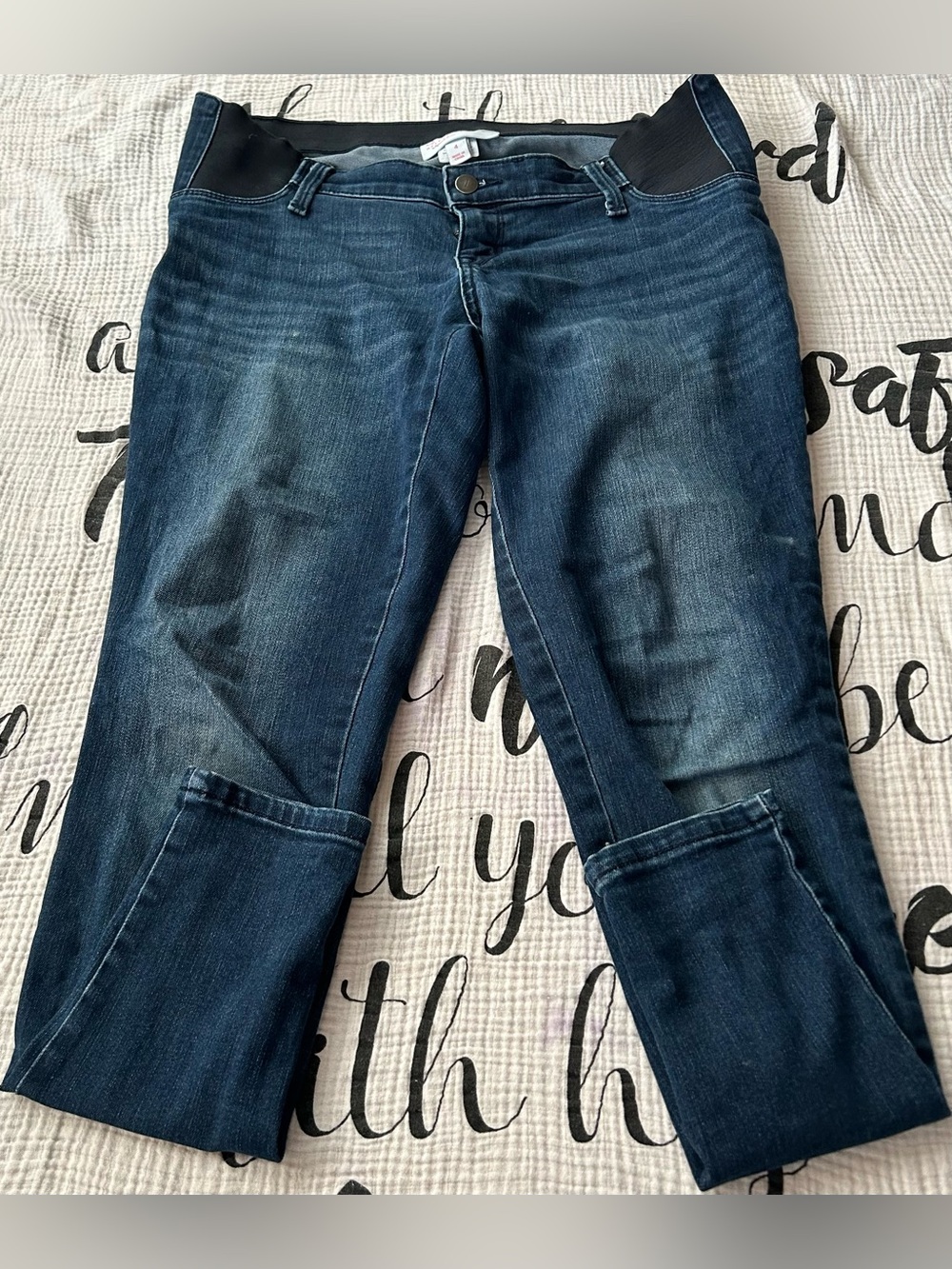 Isabel Dark Blue Maternity Jeggings Size 4